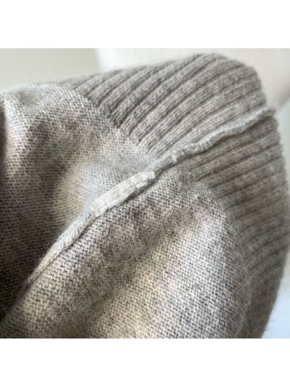 Zara Angora Blend Sequin Cowl Sleeveless Sweater M - Picture 8 of 8